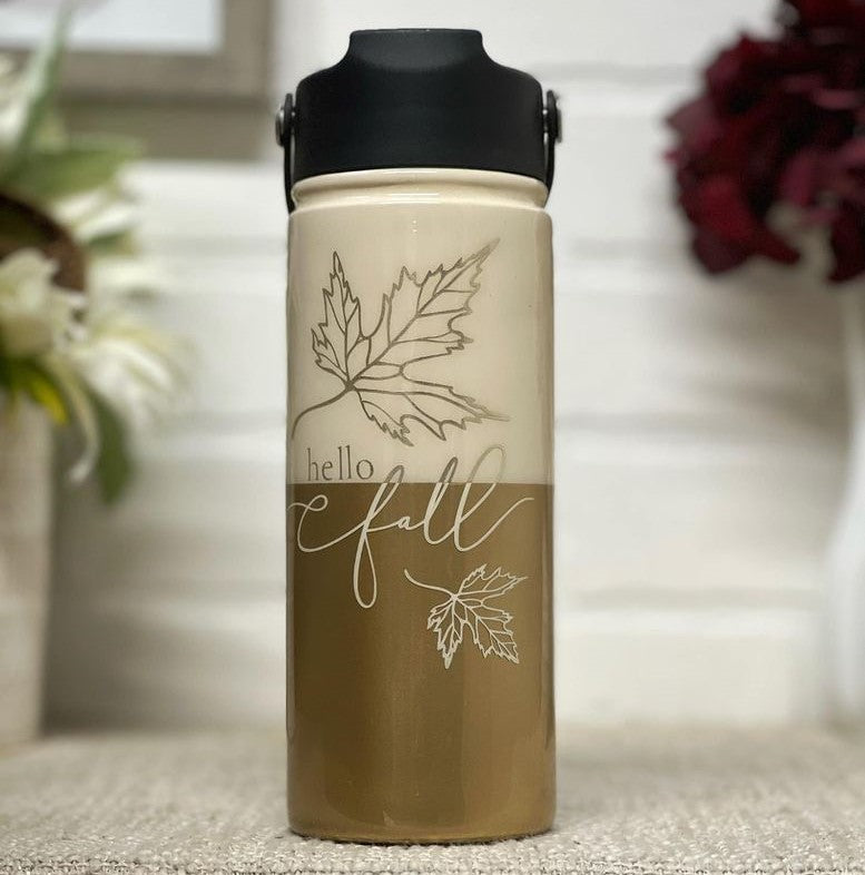 INVERTED SPLIT Hello Fall Tumbler Tutorial! Day 4 of 10 Days of Fall ...
