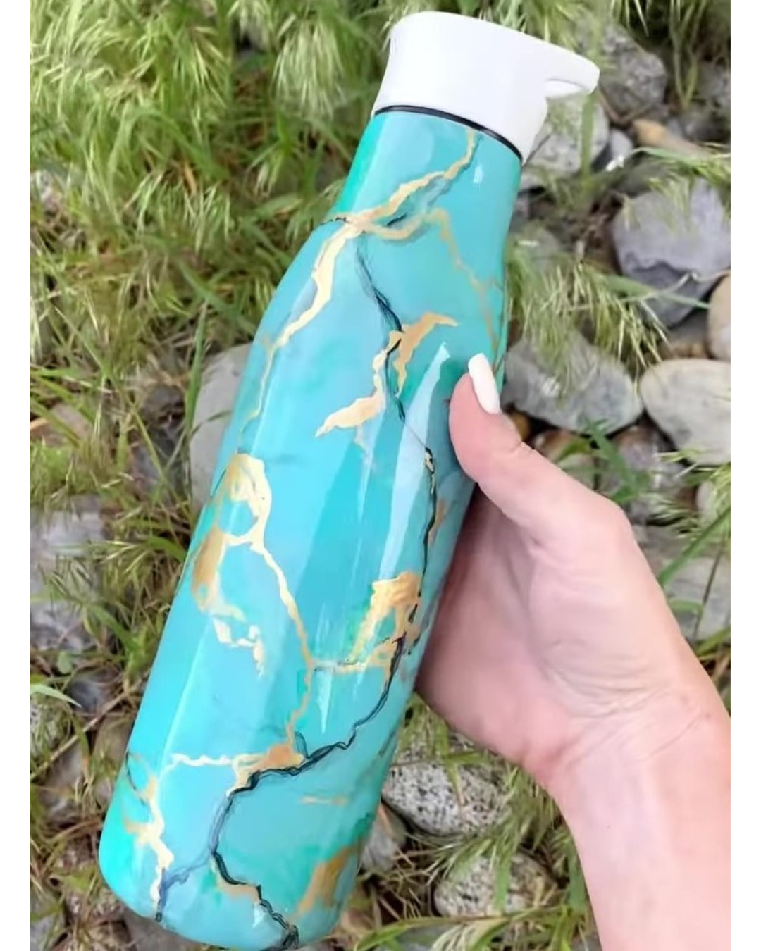 TURQUOISE TUMBLER TUTORIAL!