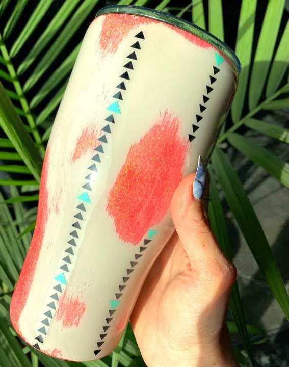 NEON Aztec Tumbler Tutorial!