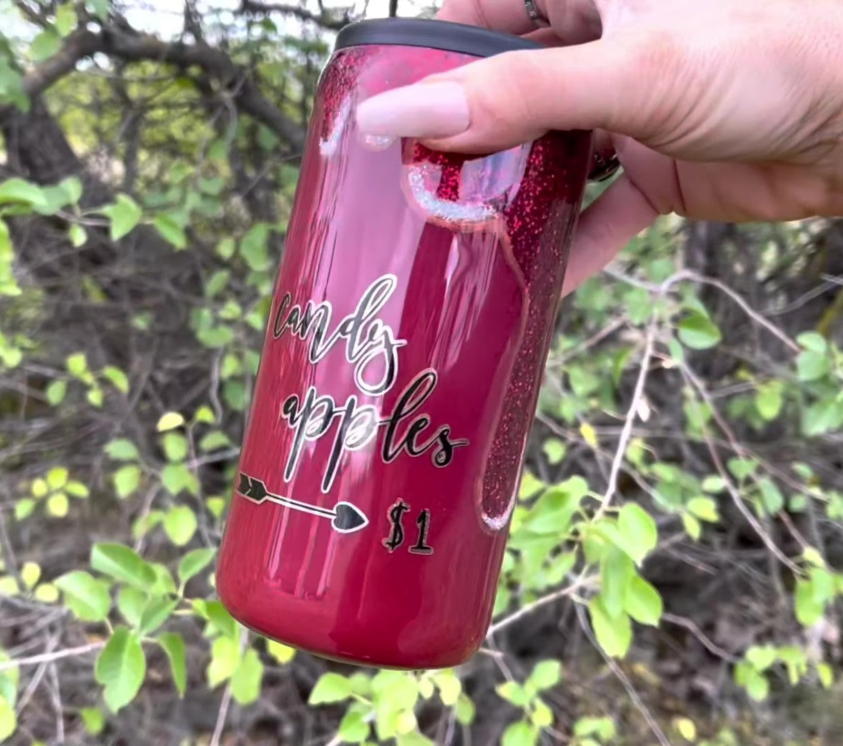 Candy APPLE Koozie Tutorial!