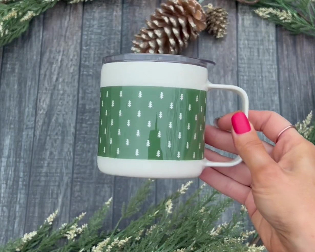 TREE PRINT MUG TUMBLER TUTORIAL! Day 7 of 12 Days of Christmas!
