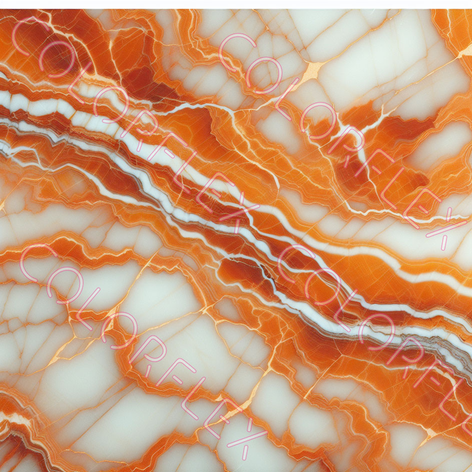 wv-1203 Orange Marble