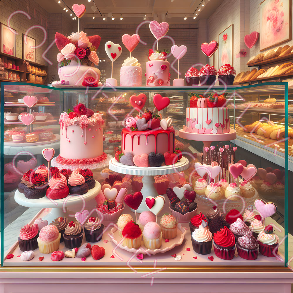 wv-1240 Valentines Bakery