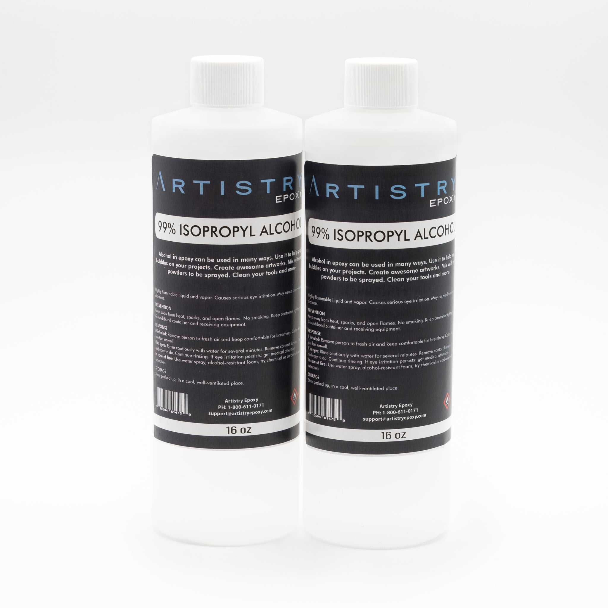 99% Isopropyl Alcohol-16 oz (Pack of 2)