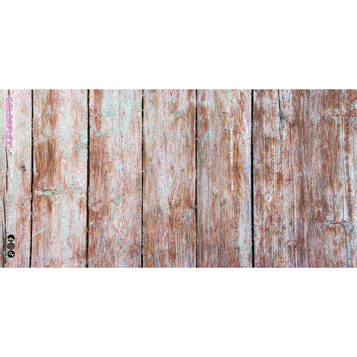 Distressed Wood Backdrop Mat