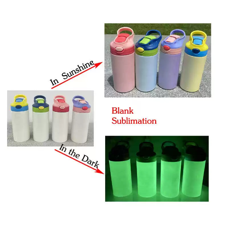 Flip Top GLOW and UV Tumbler for Sublimation - 12oz Color Change