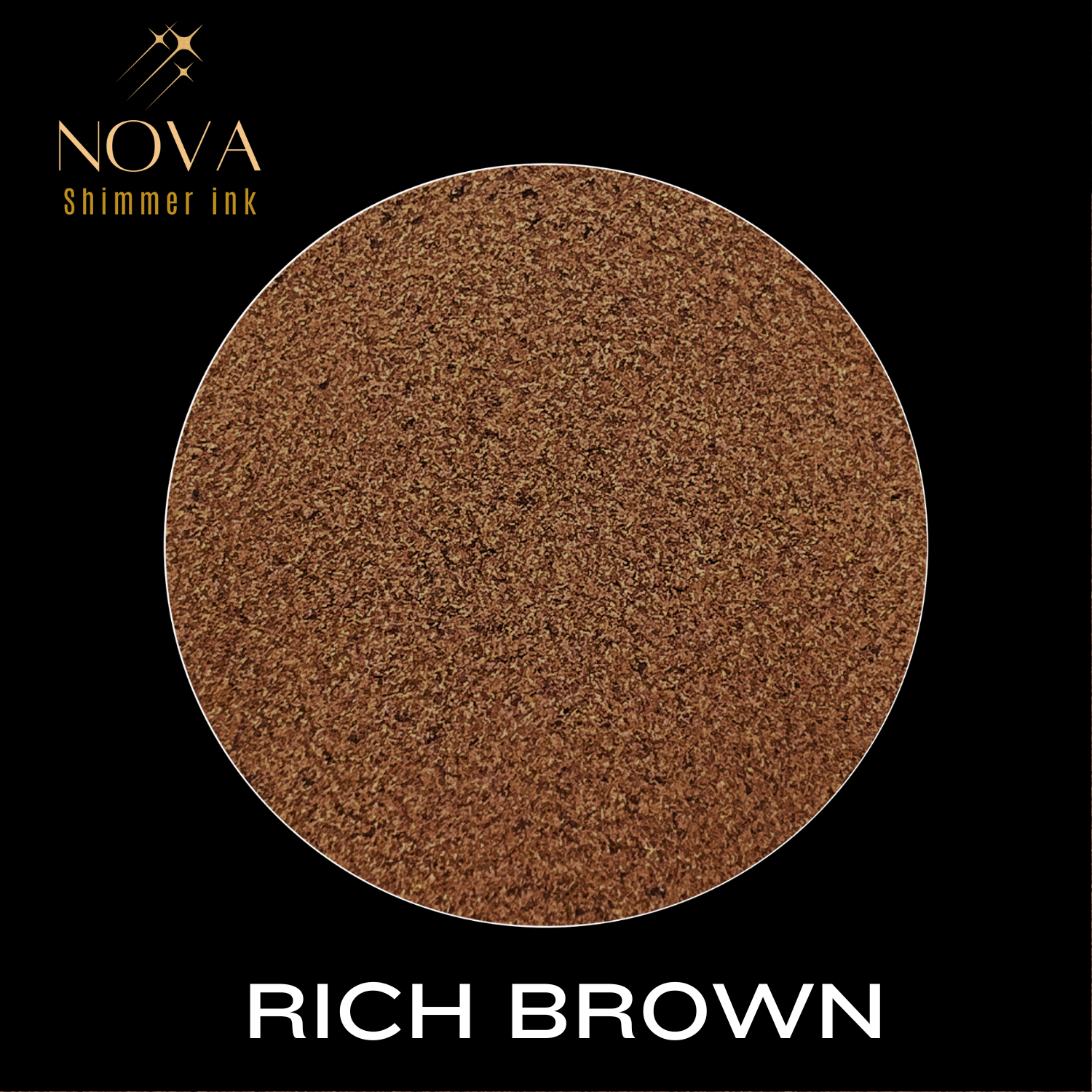 Rich Brown NOVA Shimmer Ink