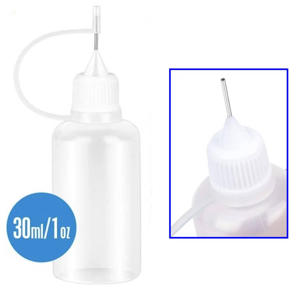 Empty Glue needle bottle - 1 oz