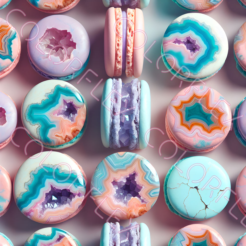 wv-1049 Geode Macarons