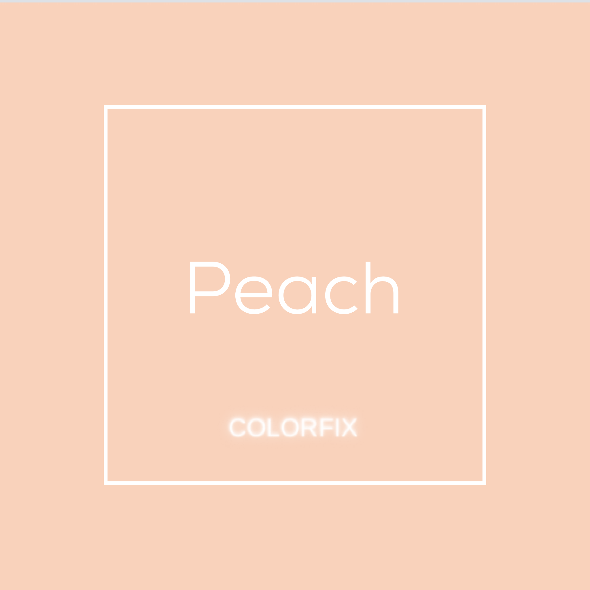 Peach ColorFix Paint - 4oz