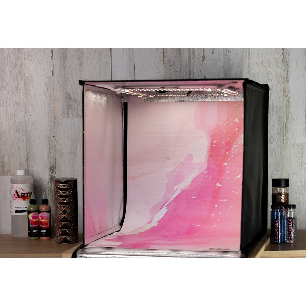 Pink Watercolor Backdrop Mat