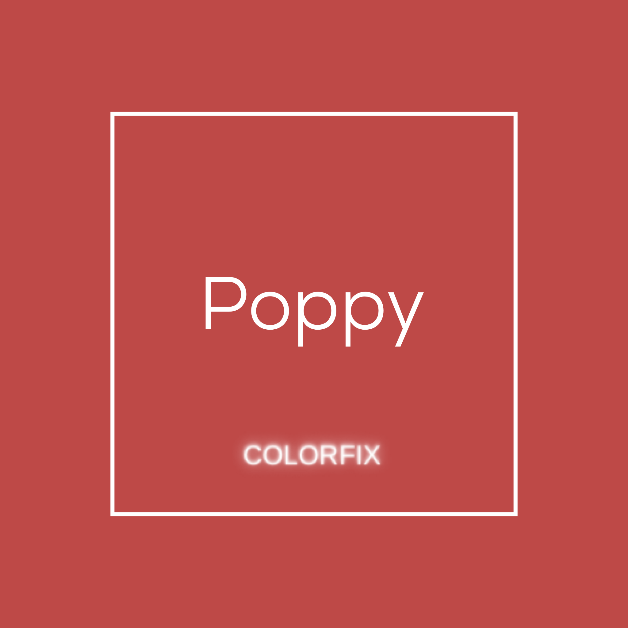 Poppy ColorFix Paint - 4oz