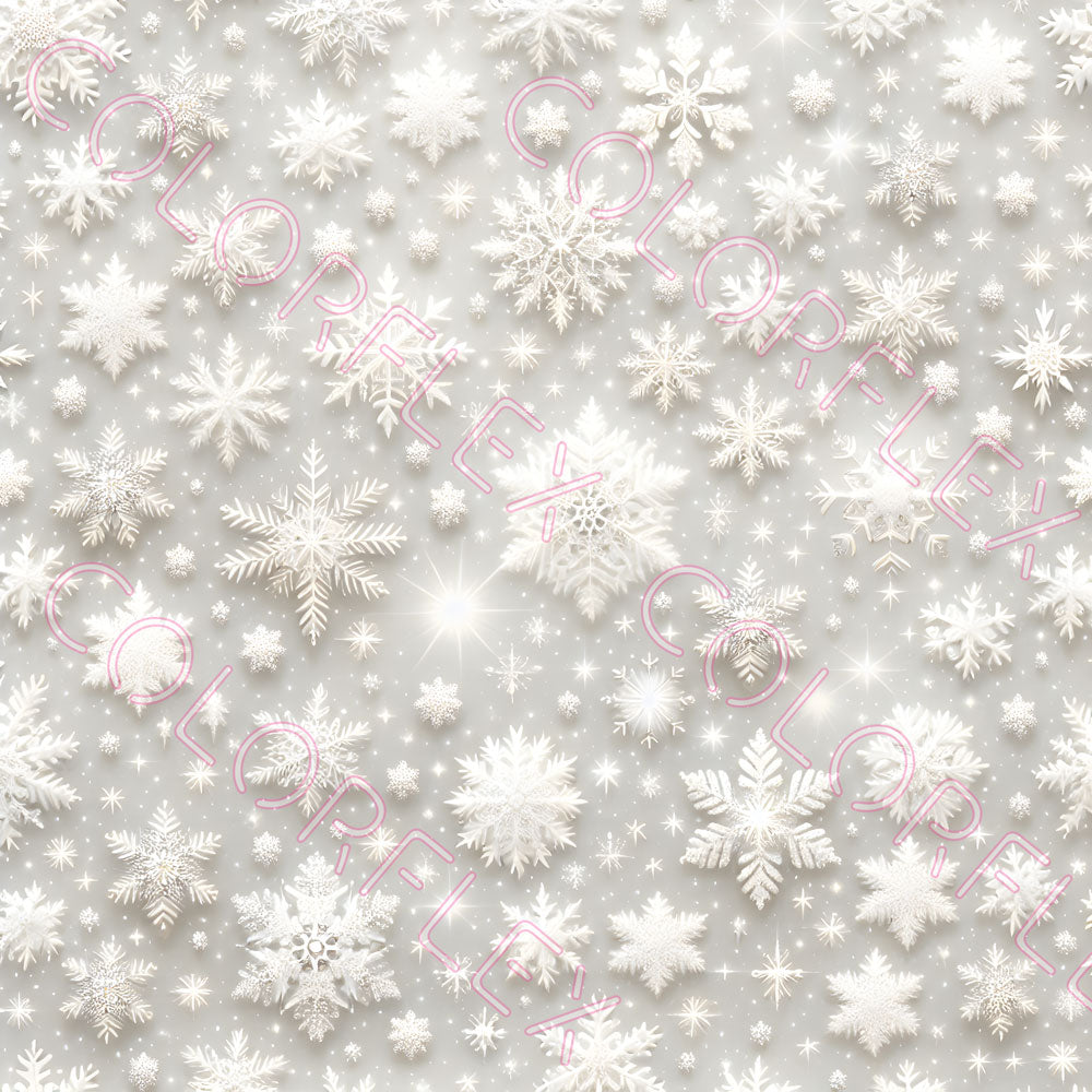 wv-1001 White Snowflakes