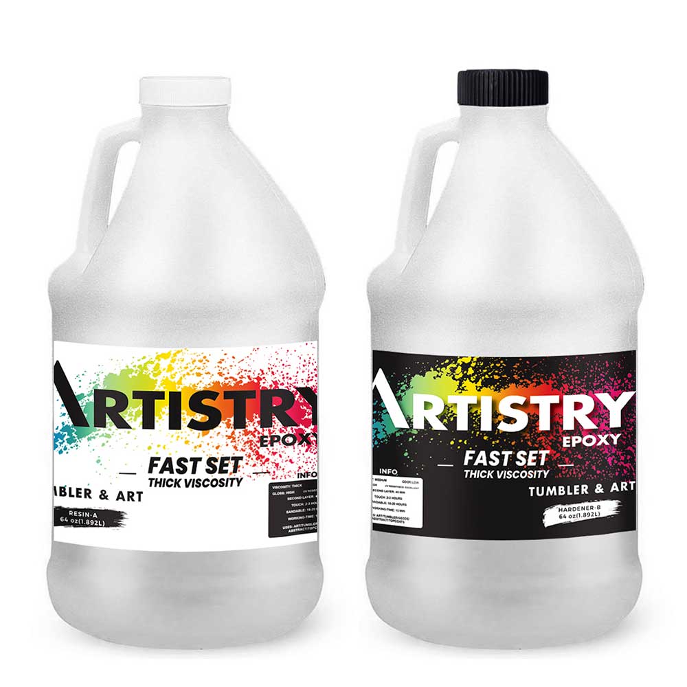 Artistry Tumbler / Art Epoxy - Fast Set (Thick Viscosity) 1:1 Formula