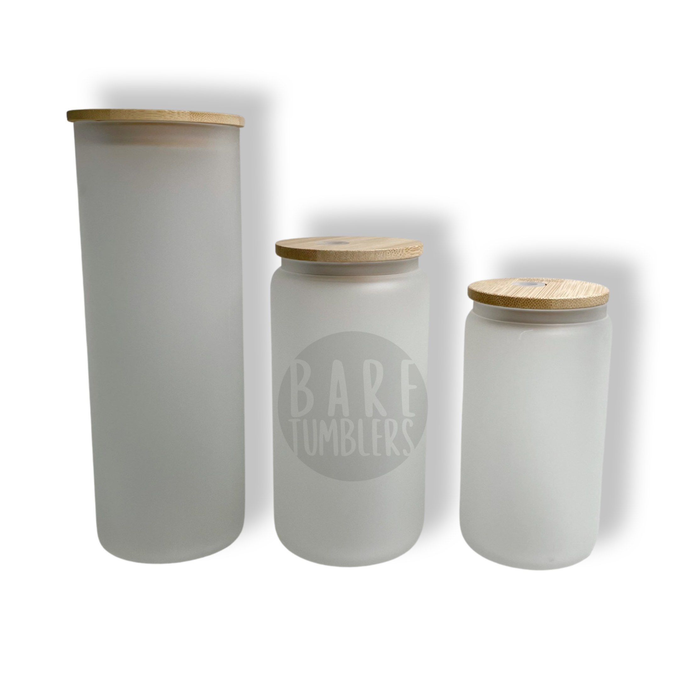 FROSTED Glass Jar for Sublimation