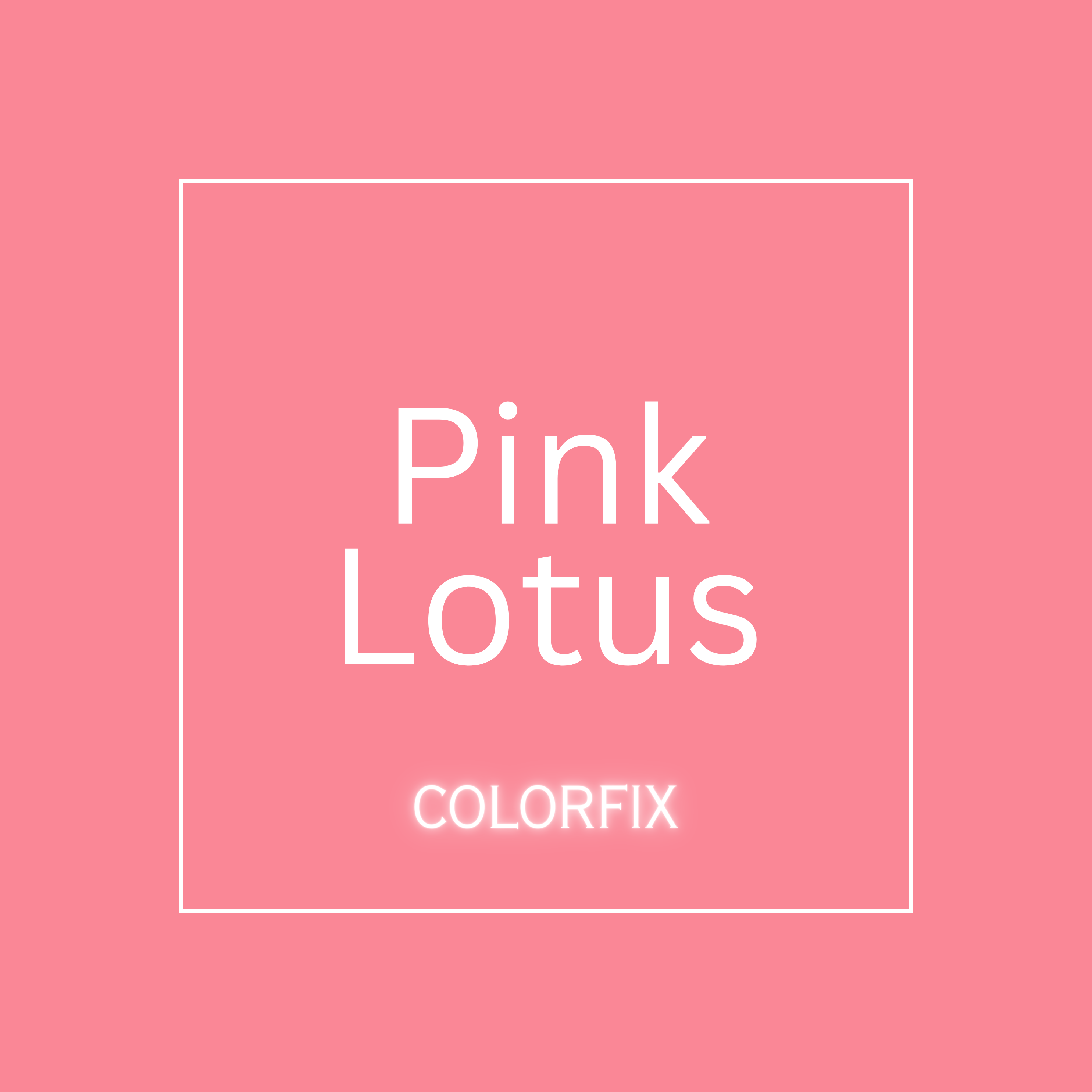 *NEW* Pink Lotus ColorFix Paint - 4oz