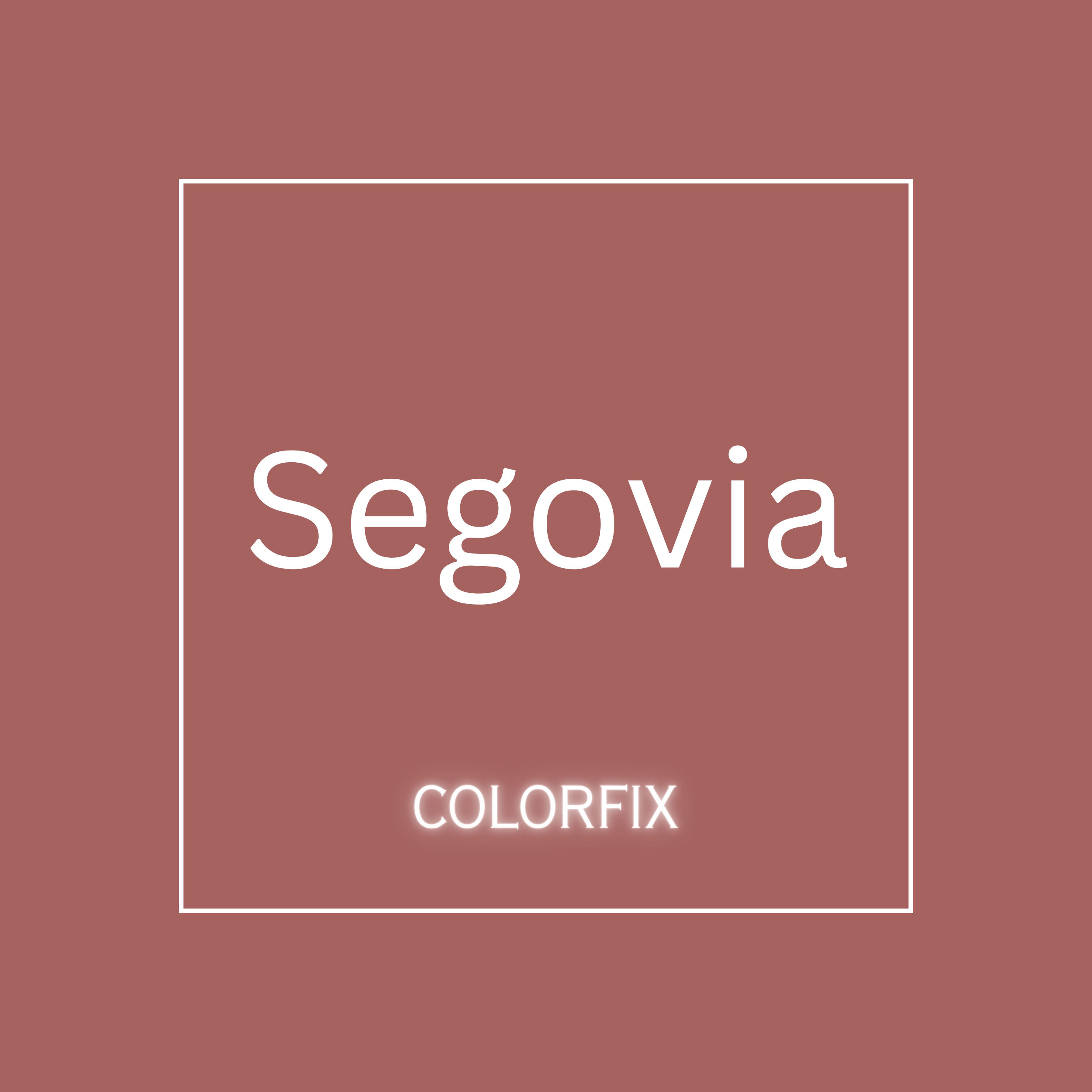 *NEW* Segovia ColorFix Paint - 4oz