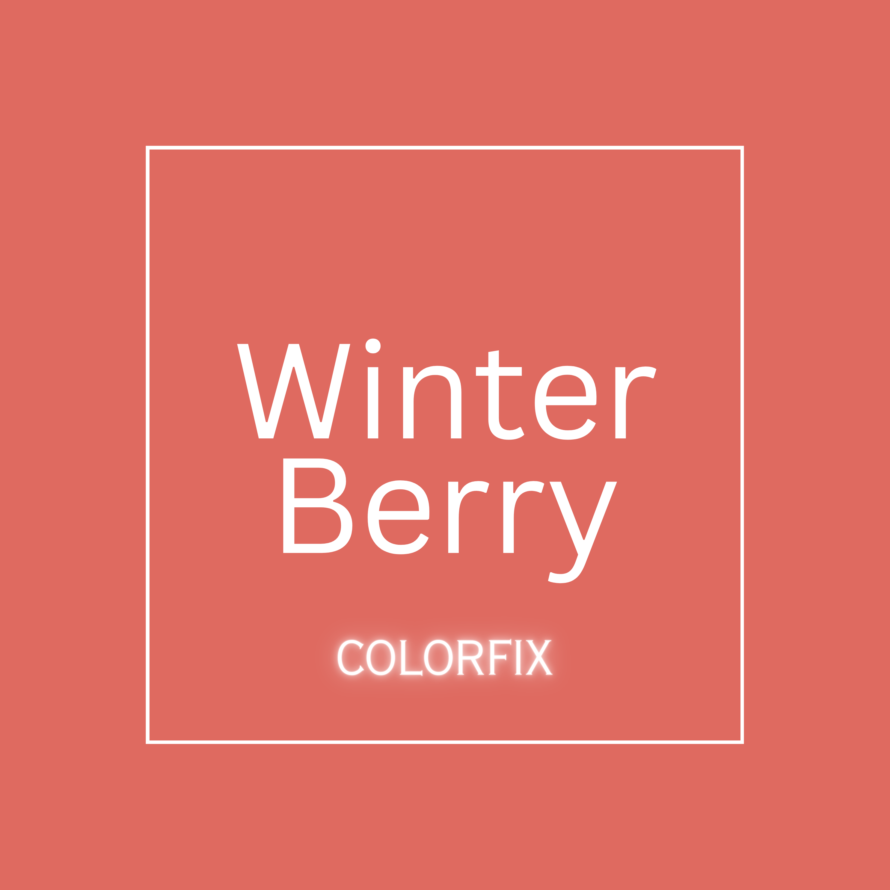 *NEW* Winter Berry ColorFix Paint - 4oz