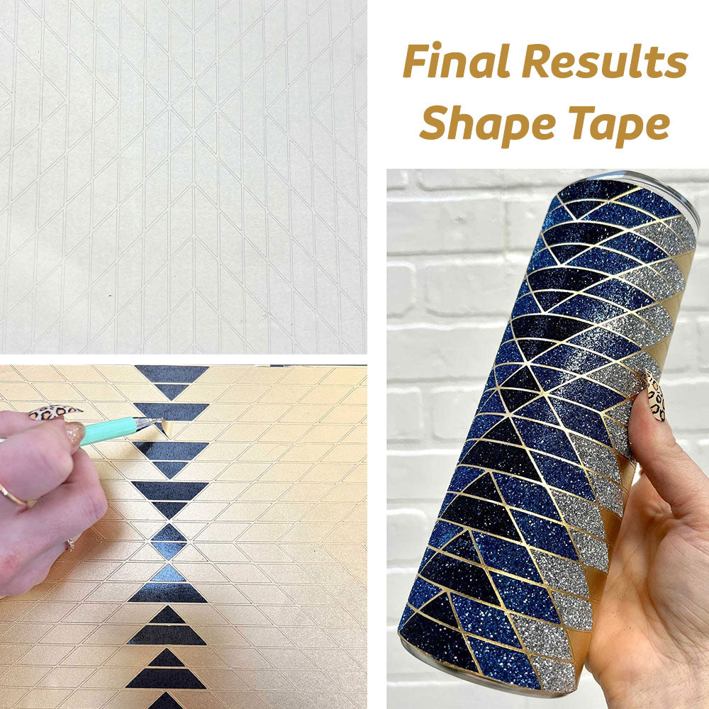 Shape Tape - Tumbler Burst Sheets