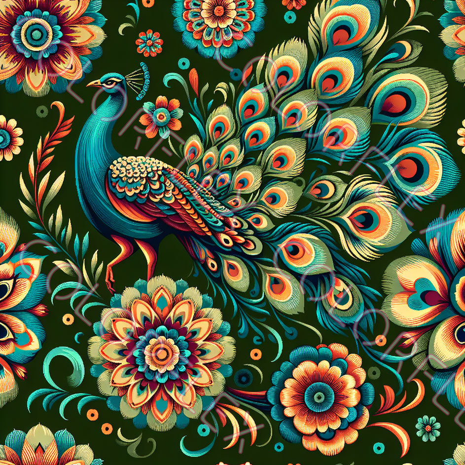 wv-1526 Peacock Print 9