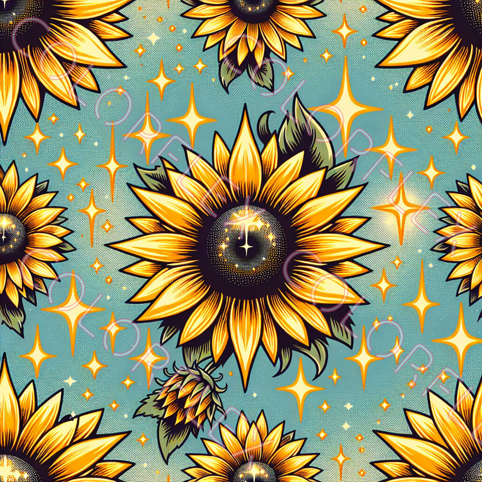 wv-1597 Sunflower Design 2