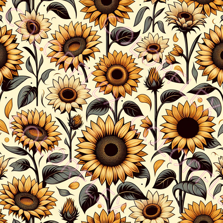 wv-1598 Sunflower Design 3