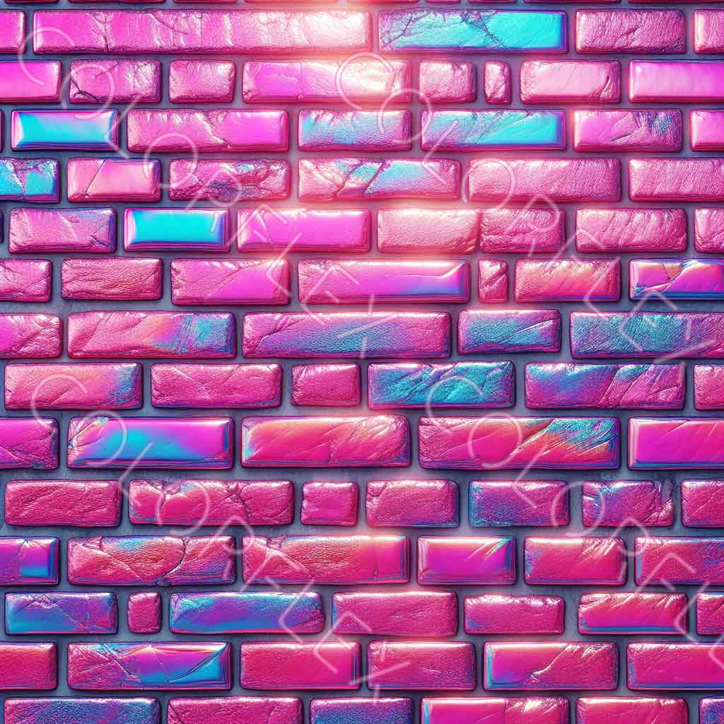 wv-1725 Hot Pink brick Wall