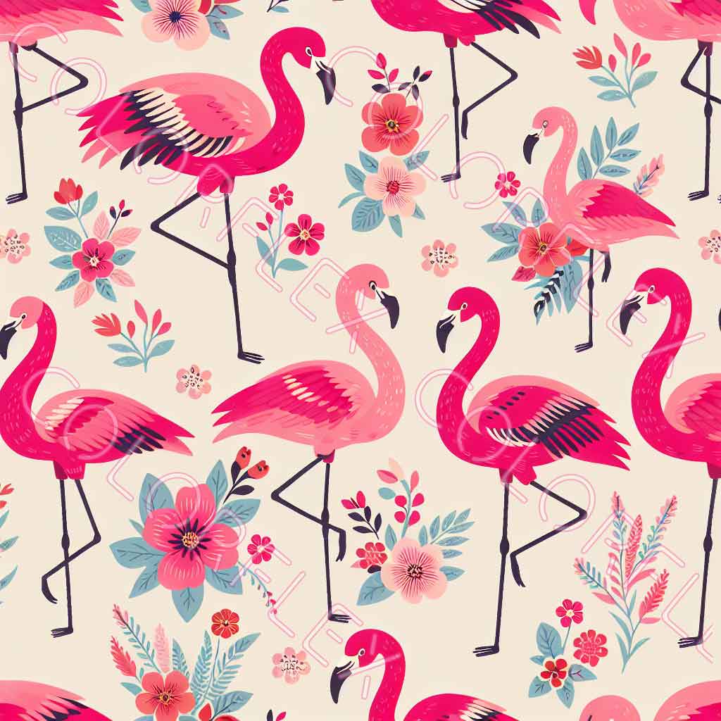 wv-1728 Hot Pink Flamingoes