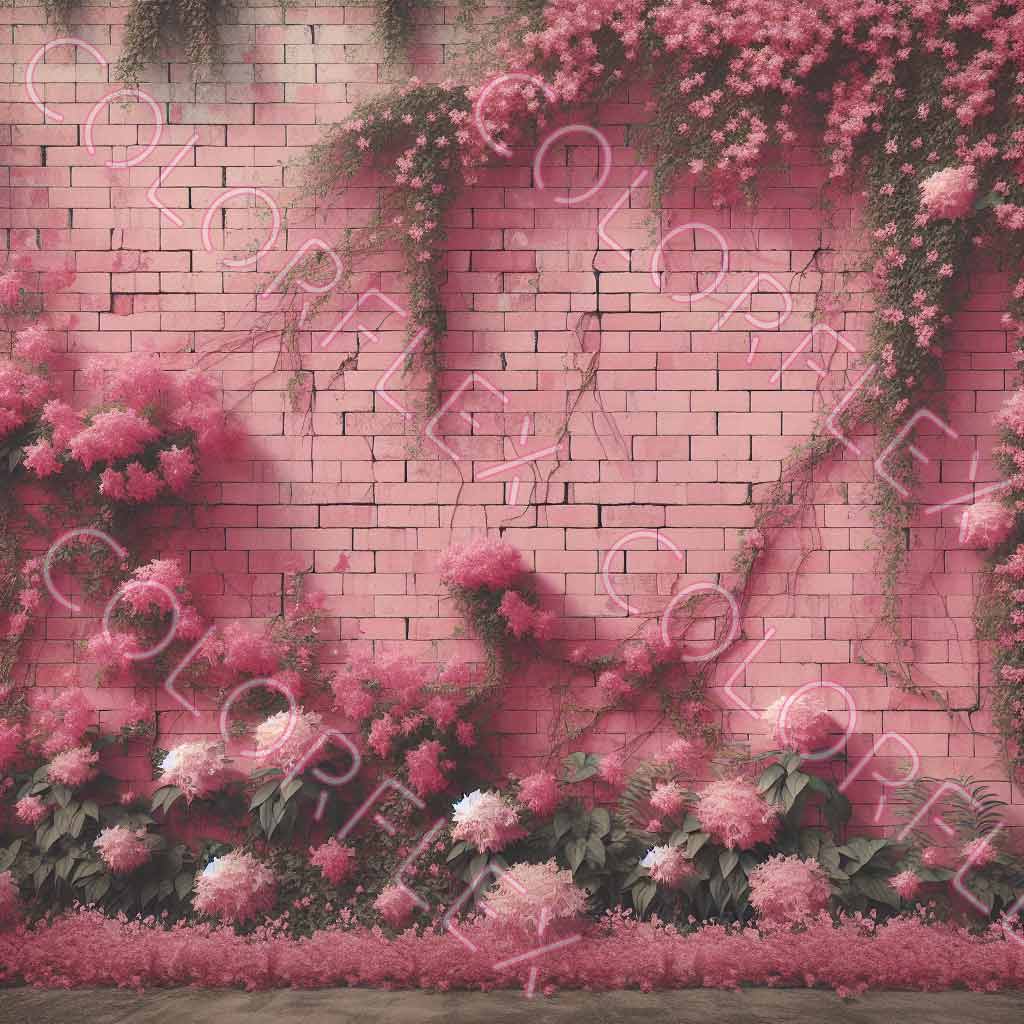 wv-1770 Pink Brick Wall